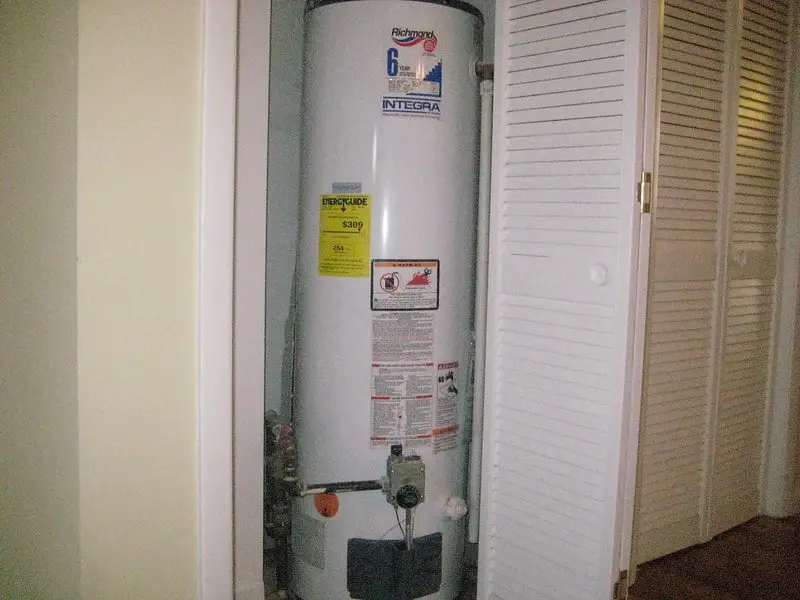 manufactured home water heater enclosure