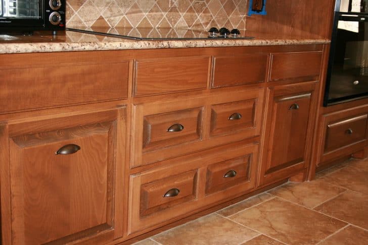 handles on kitchen sink fake drawers