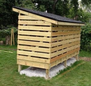 firewood shed